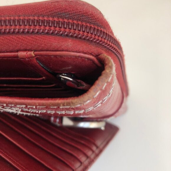 Elliott Lucca Red Leather Wallet - Picture 8 of 8